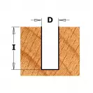 Прав фрезер CMT Contractor D=12мм I=20мм L=51мм S=8мм Z=2, HW, RH - small, 278163