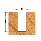 Прав фрезер CMT Contractor D=14мм I=25.4мм L=56мм S=8мм Z=2, HW, RH - small, 278166
