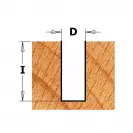 Прав фрезер CMT Contractor D=24мм I=25.4мм L=56мм S=8мм Z=2, HW, RH - small, 278172