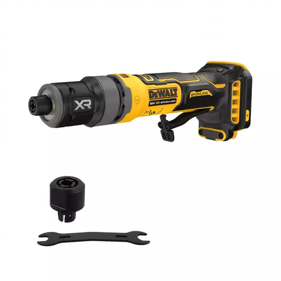 Шлайф прав акумулаторен DEWALT DCG420N-XJ, 18V, 1.5-6.0Ah, Li-Ion, ф6мм, безчетков 
