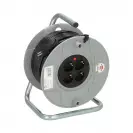 Удължител на макара BRENNENSTUHL AK 260 25м, 3x1.5, H05VV-F, 4 монофазни контакта, IP20 - small, 277824