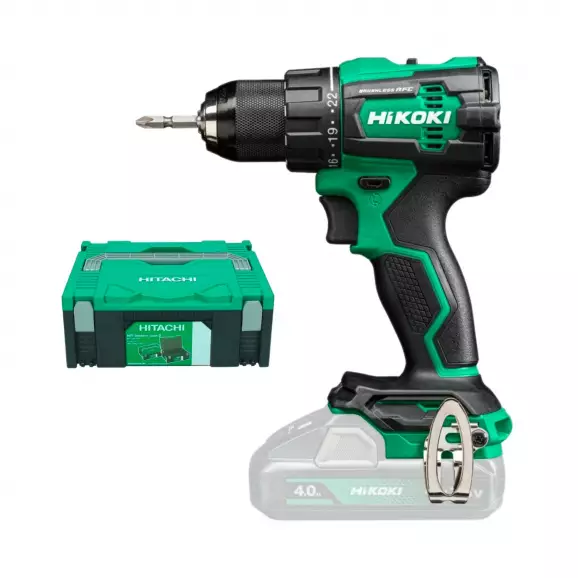 Акумулаторен винтоверт HITACHI/HIKOKI DS18DE, 18V, Ah, Li-Ion, 70Nm, безчетков