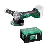 Акумулаторен ъглошлайф HITACHI/HIKOKI G1813DE-W2Z, 18V, 1.5-8.0Ah, Li-Ion, ф125мм, безчетков