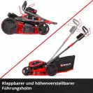 Акумулаторна косачка EINHELL GP-CM 36/47 S Li BL, 18+18V, 4.0Ah, Li-Ion, 470мм, самоходна, безчетков мотор - small, 281085