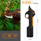 Акумулаторна лозарска ножица FISKARS ePruner M, 8V, 4.0Ah, Li-Ion, 25мм - small, 280183