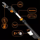 Акумулаторна лозарска телескопична ножица FISKARS eLopper Solo, 12+12V, 4.0Ah, Li-Ion, 32мм - small, 280197