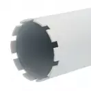 Боркорона с диамантени сегменти DEDRA 117x400мм, за стоманобетон и зидария, захват UNC 1 1/4'', мокро пробиване - small, 281036