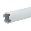 Боркорона с диамантени сегменти DEDRA 68x400мм, за стоманобетон и зидария, захват UNC 1 1/4'', мокро пробиване - small, 280984