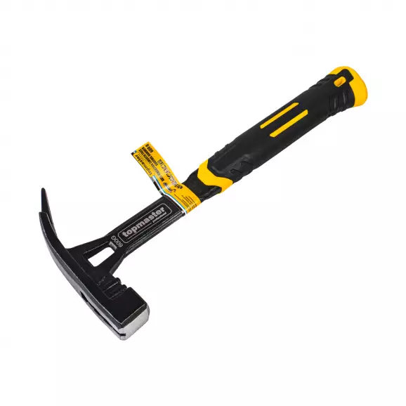 Чук кофражен TOPMASTER 0.600кг, с метална дръжка покрита с гума, антивибрационен