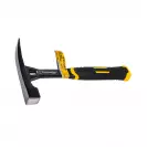 Чук зидарски TOPMASTER 0.600кг, с метална дръжка покрита с гума, антивибрационен - small