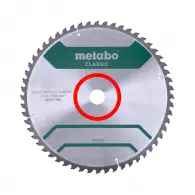 Диск с твърдосплавни пластини METABO Classic 305/2.4/30 Z=56, за дървесина