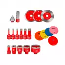 Дискове диамантени и боркорони RAIDER Ultimate Multi Set 21 - small