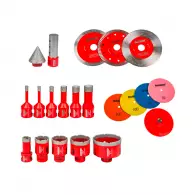 Дискове диамантени и боркорони RAIDER Ultimate Multi Set 21
