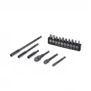Комплект накрайници TOPMASTER 16части, PH, PZ, SB, шестостен, с магнитен държач - small