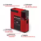 Компресор акумулаторен EINHELL SUPERRO 18/380 - Solo, 18V, 2.0-8.0Ah, Li-Ion, 80l/min - small, 281145