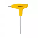 Отвертка шестостен с ябълка Т-образна TOPMASTER S2 10х273мм, двустранна, хромирана, CrV, еднокомпонентна дръжка - small