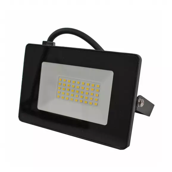 Прожектор TAYG LED, 30W, 2400 lm, 6500 K, IP65, черен