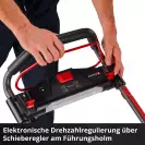 Снегорин акумулаторен EINHELL GP-ST 36/53 Li E BL-Solo, 4x18V, 2.0-6.0Ah, 53см - small, 281104