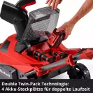 Снегорин акумулаторен EINHELL GP-ST 36/53 Li E BL-Solo, 4x18V, 2.0-6.0Ah, 53см - small, 281107