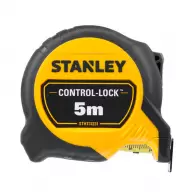 Ролетка пластмасов корпус STANLEY CONTROL-LOCK 5м x 25мм, 10гумирана, EG-клас 2