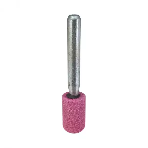 Абразивен шлайфгрифер SWATYCOMET OC 12х20х6мм 40А, форма OC-заоблен цилиндър, цвят розов