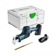Акумулаторен саблен трион FESTOOL ERSC 18 EB-Basic, 18V, 4.0Ah, Li-Ion, 25.4mm, 210mm, безчетков