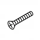 Винт със скрита глава MAKITA M6x35, 3600B, 3600BR, 3600NBR, DLS714, DLS714N, LS0714, LS0714FL, LS0714L ... - small