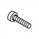 Винт за верижен трион MAKITA M4x20, DCS34, DCS3400, DCS3400TH, DCS3410, DCS3410TH, DCS4610, DCS6400 ... - small