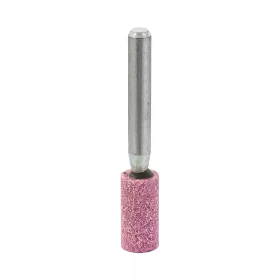 Абразивен шлайфгрифер SWATYCOMET OB 10х20х6мм 40А, форма OB-цилиндър, цвят розов