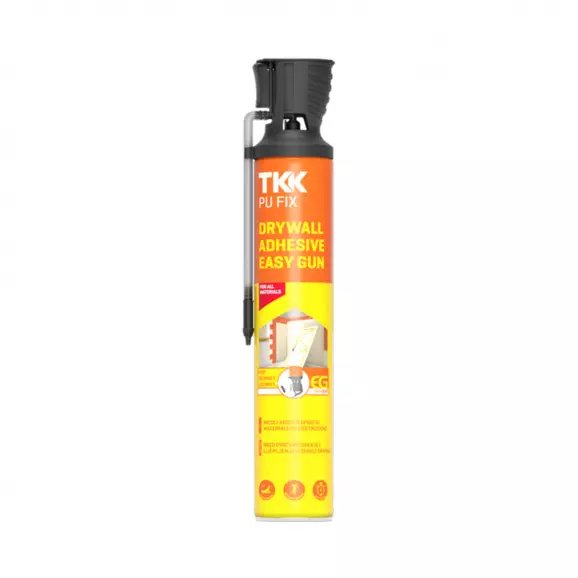 Пяна полиуретанова TKK FIX Drywall Adhesive Easy Gun 750мл, ръчна