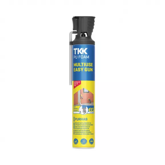 Пяна полиуретанова TKK MULTIUSE EASY GUN 750мл, ръчна