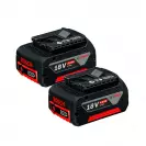 Акумулаторен комплект BOSCH GBH 18V-22 + GSR 18V-45, 18V, 4.0Ah, Li-Ion + К-т свредла за метал Bosch HSS-G, 1.5-6.5 мм, 13ч - small, 283273