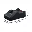 Акумулаторен комплект BOSCH GBH 18V-22 + GSR 18V-45, 18V, 4.0Ah, Li-Ion + К-т свредла за метал Bosch HSS-G, 1.5-6.5 мм, 13ч - small, 283274