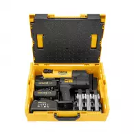 Акумулаторна радиална преса REMS Akku-Press 22V ACC Set M 15+18+22, 21.6V, 2.5Ah, Li-Ion, ф10-108мм