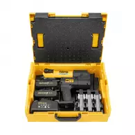 Акумулаторна радиална преса REMS Akku-Press 22V ACC Set M 15+22+28, 21.6V, 2.5Ah, Li-Ion, ф10-108мм