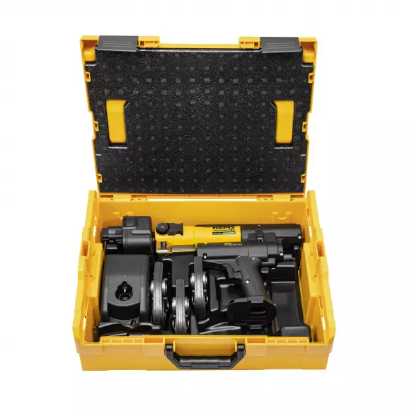 Акумулаторна радиална преса REMS Mini-Press ACC SET TH 16+20+26, 14.4V, 2.5Ah, Li-Ion, ф10-40мм