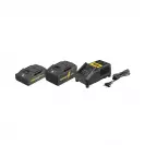 Комплект батерия и зарядно устройство REMS Power Pack 2.5/5.0Ah + FC 120 W, 22V, 2.5/5.0Ah, Li-Ion - small