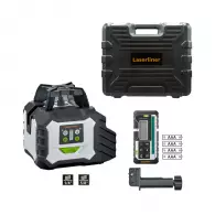 Линеен лазерен нивелир LASERLINER Duraplane GMX Multi-18V, 3 лазерни линии, точност 2mm/10m, автоматично