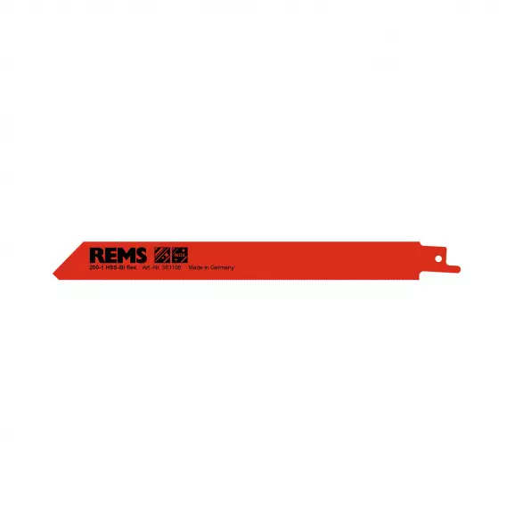 Нож за ел.ножовка REMS 200мм, метал, HSS-BiM, захват универсален