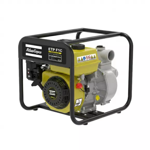 Помпа водна бензинова ATLAS COPCO ETP F1C, 1.7kW, Q=200l/min, H=38m, 1