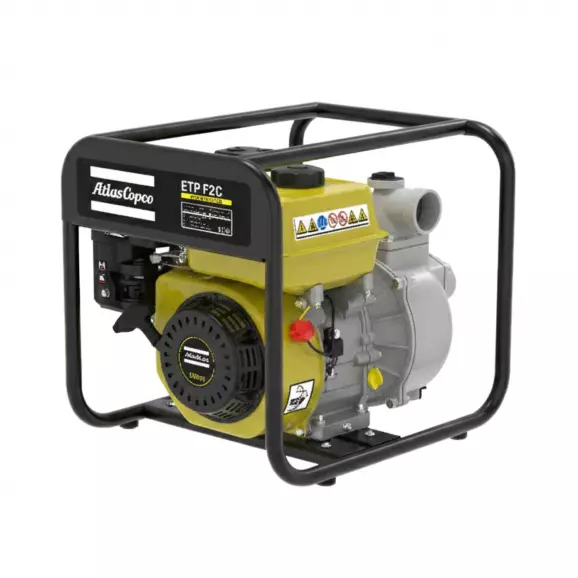 Помпа водна бензинова ATLAS COPCO ETP F2C, 4.1kW, Q=674l/min, H=30m, 2