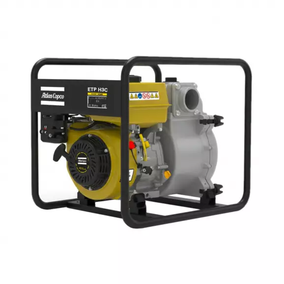 Помпа водна бензинова ATLAS COPCO ETP H3C, 4.1kW, Q=1300l/min, H=30m, 3