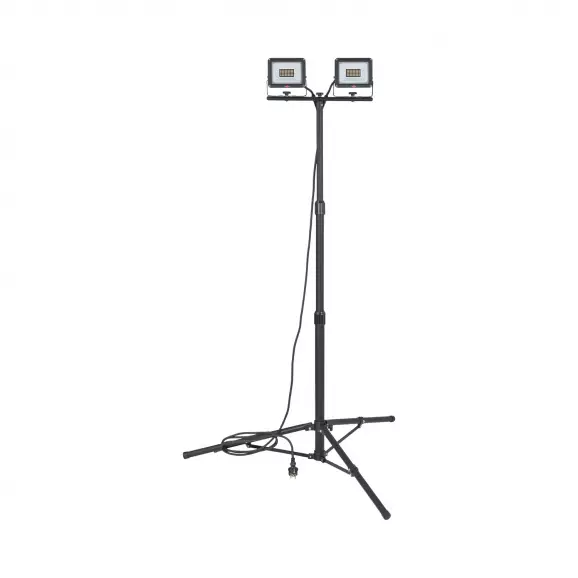 Прожектор LED BRENNENSTUHL JARO 6060 T, 2x20W, 4800 lm, 6500 K, IP65, черен
