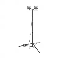 Прожектор LED BRENNENSTUHL JARO 6060 T, 2x20W, 4800 lm, 6500 K, IP65, черен