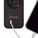 Разклонител BRENNENSTUHL 4гнезда/1.5м с ключ и 2 x USB C, с кабел 1.5м х 1.5мм2, черен - small, 288878