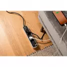 Разклонител BRENNENSTUHL 4гнезда/1.5м с ключ и 2 x USB C, с кабел 1.5м х 1.5мм2, бял/черен - small, 296218