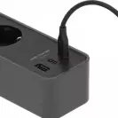 Разклонител BRENNENSTUHL 4гнезда/1.5м с ключ и USB A и 2 x USB C, с кабел 1.5м х 1.5мм2, черен - small, 290514