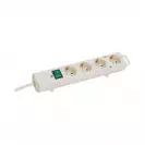 Разклонител BRENNENSTUHL Comfort-Line 4гнезда/2.0м с ключ, с кабел 2.0м х 1.5мм2, бял - small, 301679
