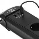 Разклонител BRENNENSTUHL Premium-Line 6гнезда/3.0м с ключ и USB A и 2 x USB C, с кабел 3.0м, черен - small, 290524