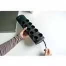 Разклонител BRENNENSTUHL Primera-Line 10гнезда/3.0м с ключ, с кабел 3.0м, черен - small, 295757